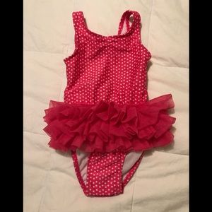 Pink Tutu one piece swimsuit